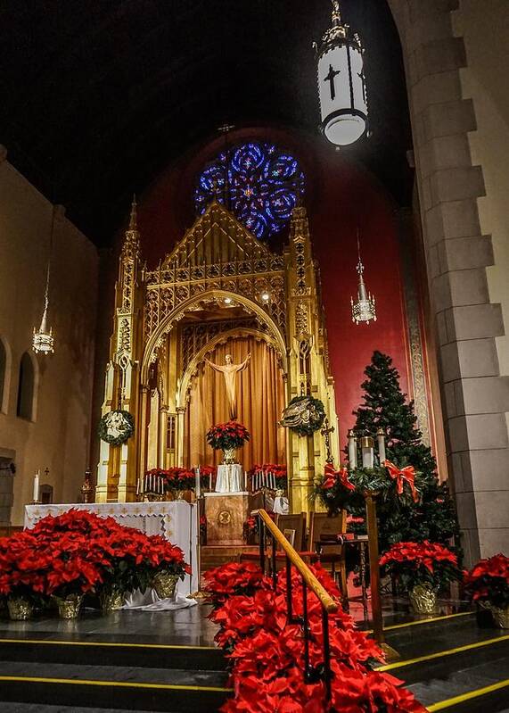  Art Print featuring the photograph Catholic Christmas by Kendall McKernon