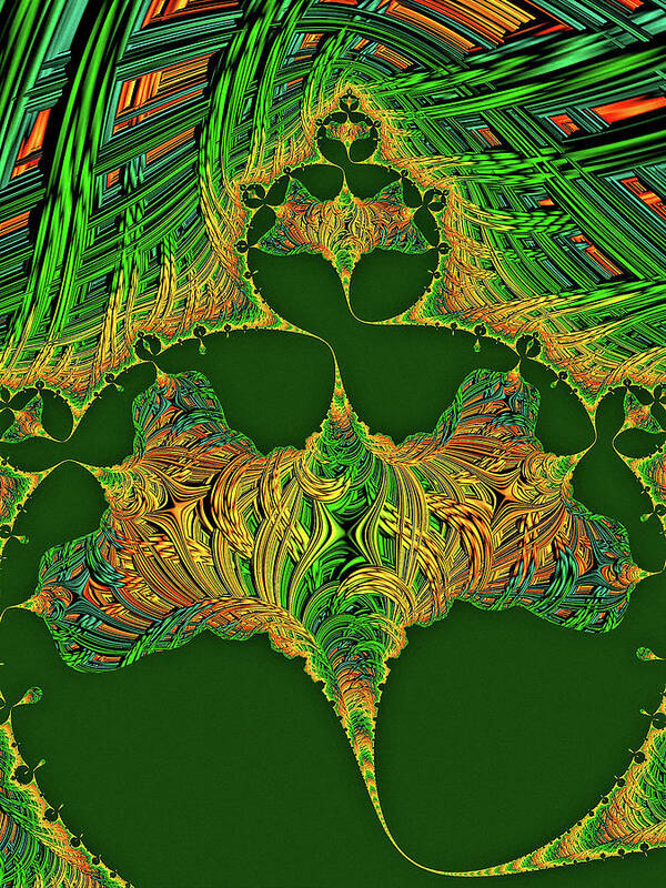 Celtic Knot Butterfly Art Print featuring the digital art Celtic Butterfly by Susan Maxwell Schmidt