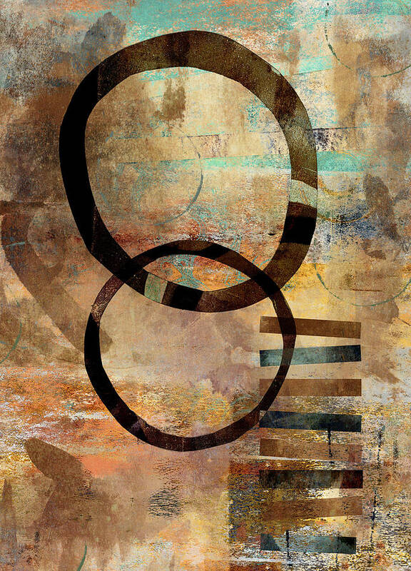 Abstract Art Print featuring the photograph Circular Lines by Carol Leigh