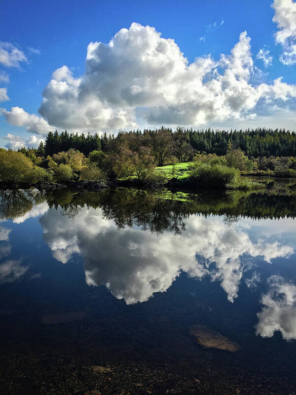 Betws-y-coed Art Print featuring the photograph Clouded Visions by Geoff Smith