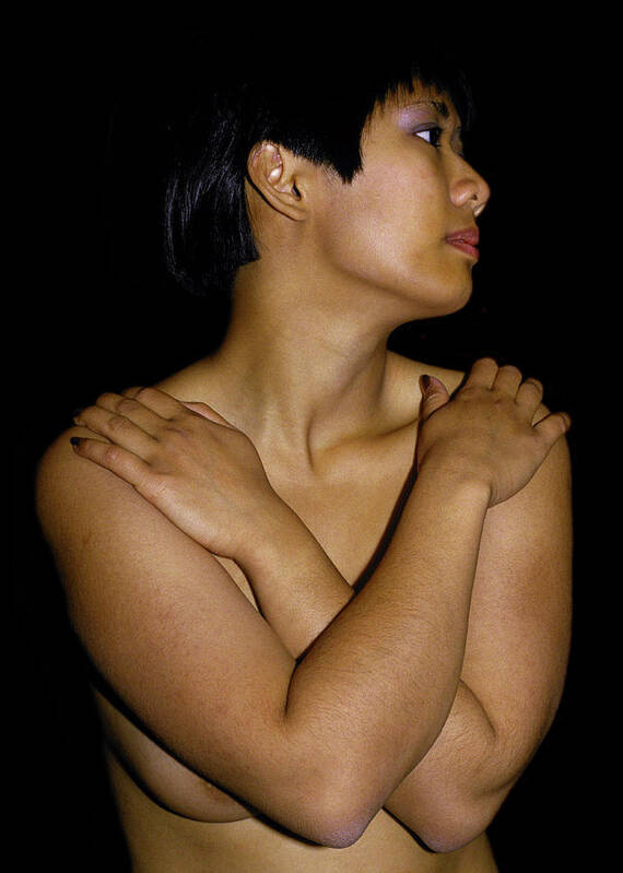 Woman Art Print featuring the photograph Crossed Arms 2 by David Kleinsasser