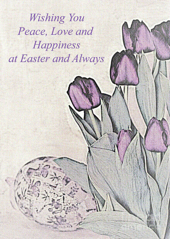 Easter Art Print featuring the photograph Easter Card No. 2 by Sherry Hallemeier