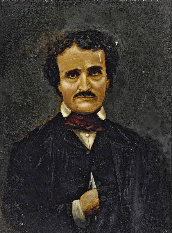 Gabriel Harrison Art Print featuring the painting Edgar Allan Poe by Gabriel Harrison