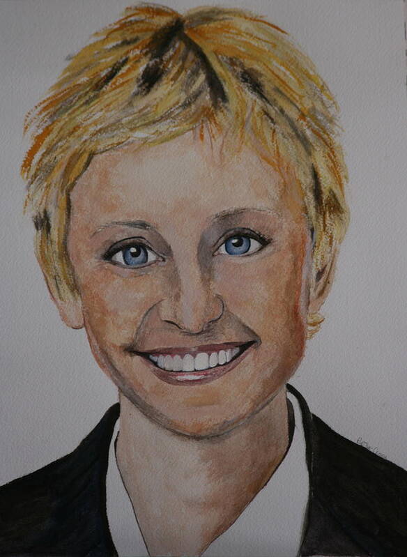 Portrait Art Print featuring the painting Ellen by Betty-Anne McDonald