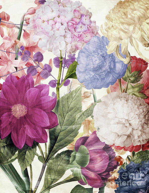 Florals Art Print featuring the painting Embry II by Mindy Sommers