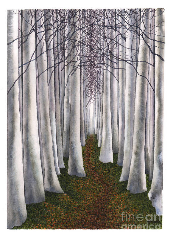 Art Art Print featuring the painting Faerie Path by Hilda Wagner