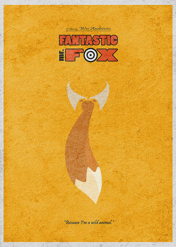 Fantastic Mr Fox Art Print featuring the digital art Fantastic Mr. Fox by Inspirowl Design
