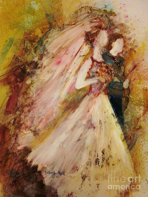 Bride Art Print featuring the painting Father Of The Bride by Deborah Nell