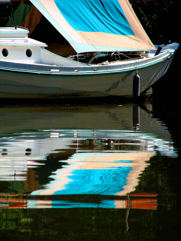Boat Art Print featuring the photograph Flycreek by Val Jolley