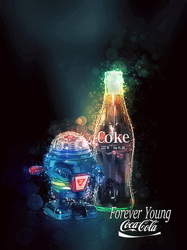 Coke Art Print featuring the photograph Forever Young Coca-Cola by James Sage