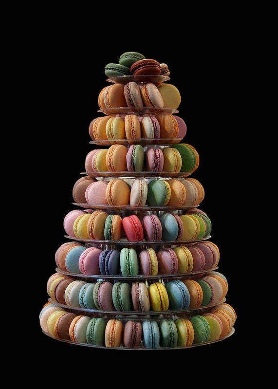 Macarons Art Print featuring the photograph French Macarons by Rona Black