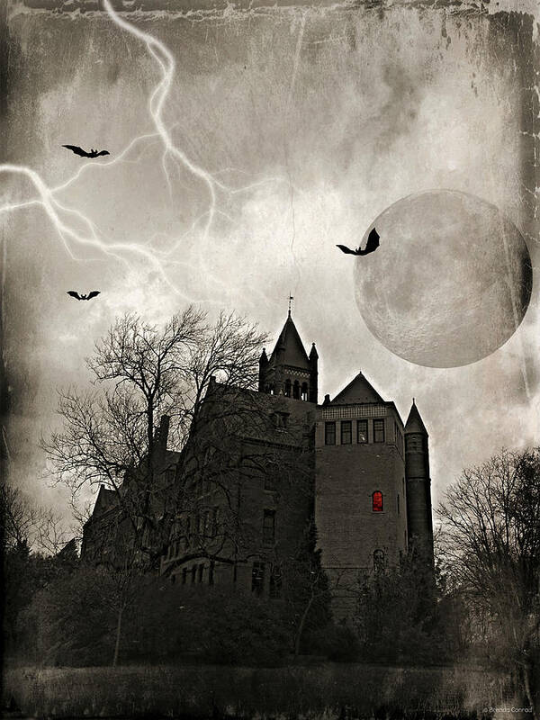 Fright Night Art Print featuring the photograph Fright Night by Dark Whimsy