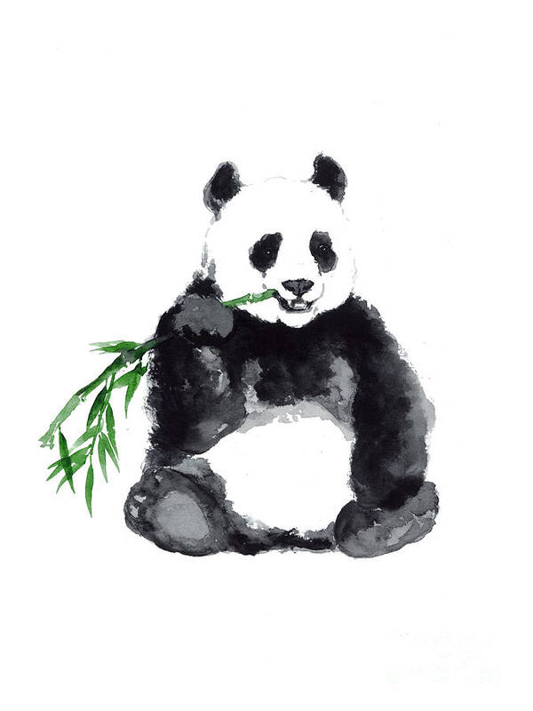pintura panda  Panda drawing, Panda sketch, Panda art