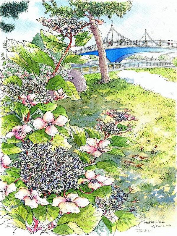  Art Print featuring the photograph Hakkeijima Yokohama japan by Junko Nishimura