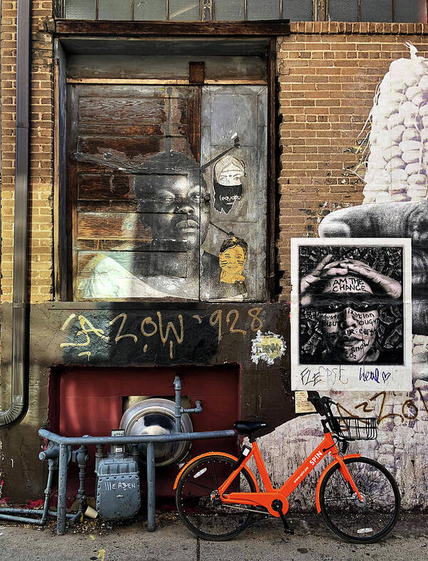 Alley Art Print featuring the photograph I Am The Change by Frank Winters