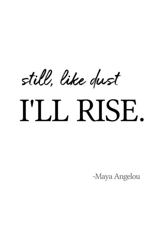 I Will Rise Art Print featuring the photograph I'll rise #minimalism 2 by Andrea Anderegg