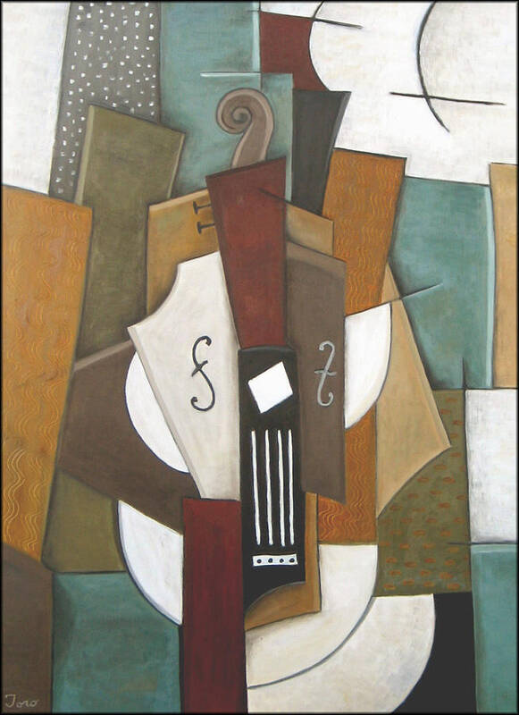 Cubism Art Print featuring the painting Impromptu by Trish Toro