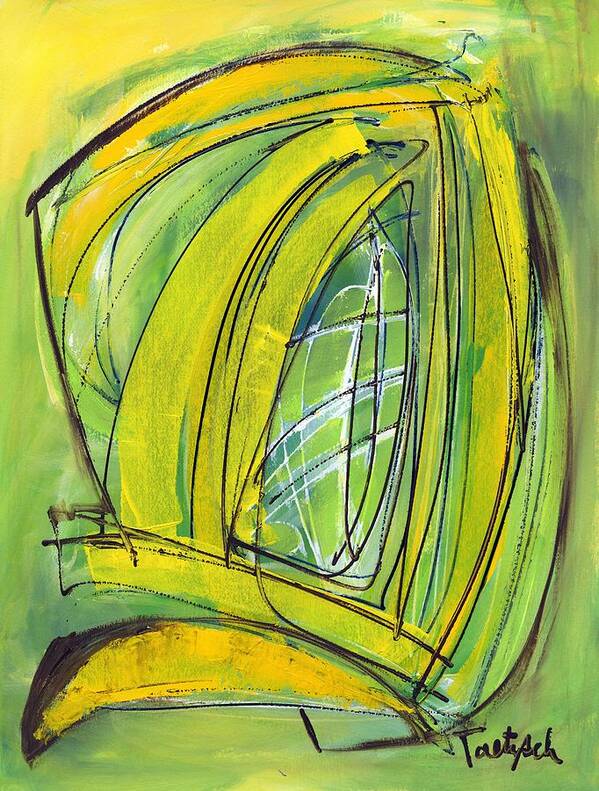 Abstract Art Print featuring the painting Inside Scope by Lynne Taetzsch