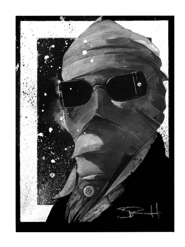 Universal Studios Art Art Print featuring the painting Invisible Man by Sean Parnell