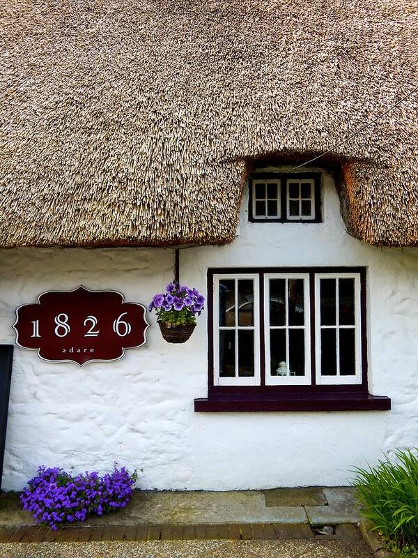 Ireland Art Print featuring the photograph Ireland cottage by Sue Morris