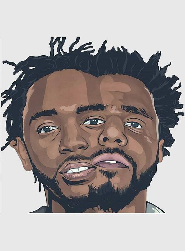 Download Kendrick Lamar Digital Drawing Wallpaper