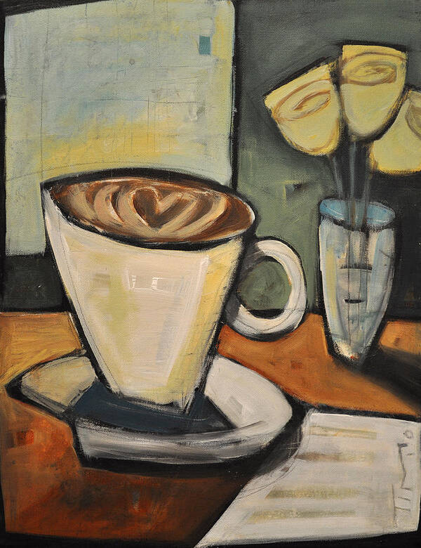 Java Art Print featuring the painting Java Love by Tim Nyberg