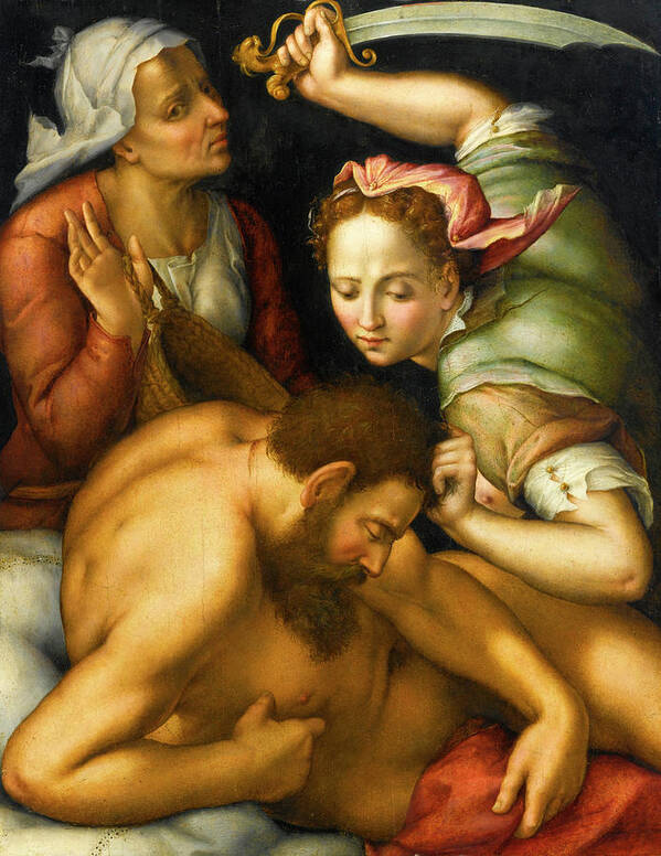 Pier Francesco Foschi Art Print featuring the painting Judith and Holofernes by Pier Francesco Foschi