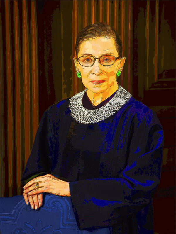 Justice Art Print featuring the photograph Justice Ginsburg by C H Apperson