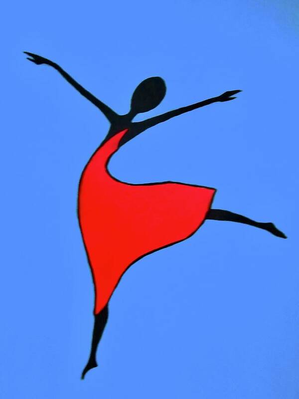 Dander Art Print featuring the painting Little Dancer by Stephanie Moore