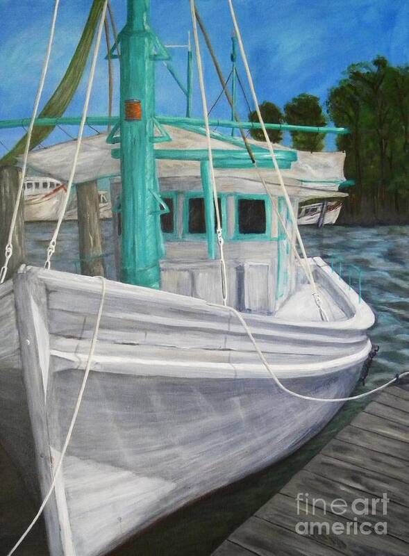 Water Art Print featuring the painting Lucy F by JoAnn Wheeler