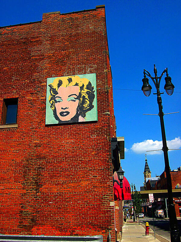 Guy Ricketts Photography Art Print featuring the photograph Marilyn Monroe in Detroit by Guy Ricketts