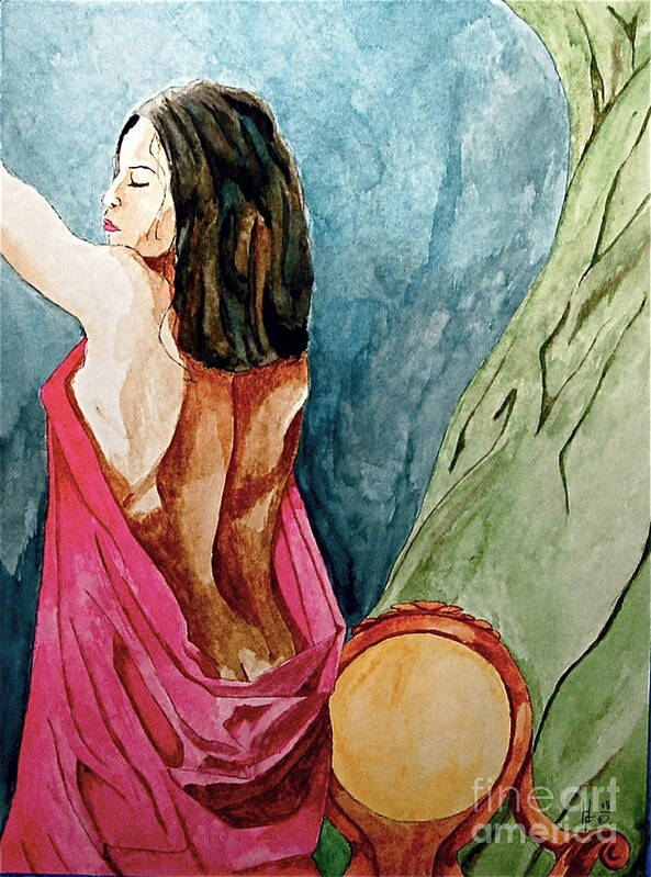 Nudes Women Art Print featuring the painting Morning Light by Herschel Fall