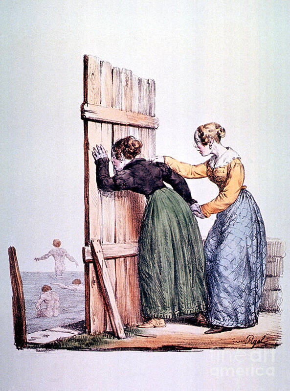 Science Art Print featuring the photograph Naughty Ladies 19th Century by Science Source