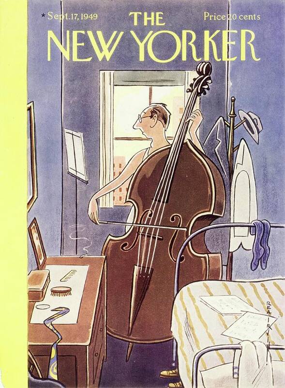 Music Art Print featuring the painting New Yorker September 17th, 1949 by Rea Irvin