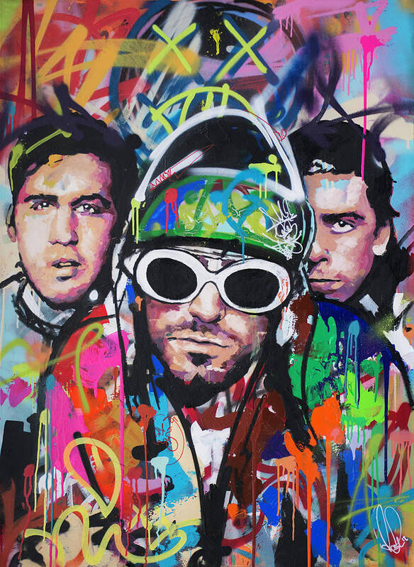 Nirvana Art Print featuring the painting Nirvana by Richard Day