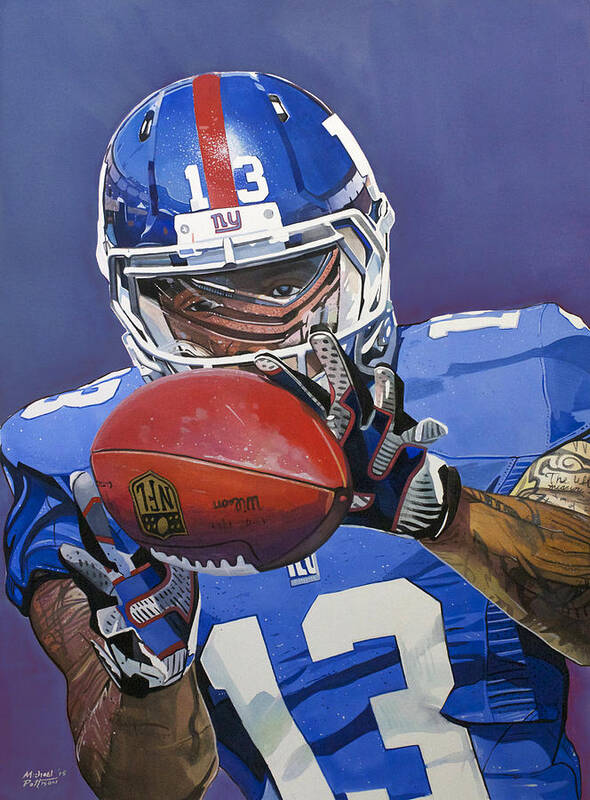 Odell Beckham Jr. Catch New York Giants Art Print