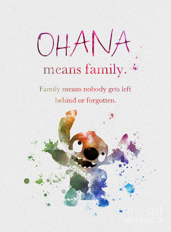 Disney Lilo and Stitch Ohana Means Family Floral Stemless Glasses