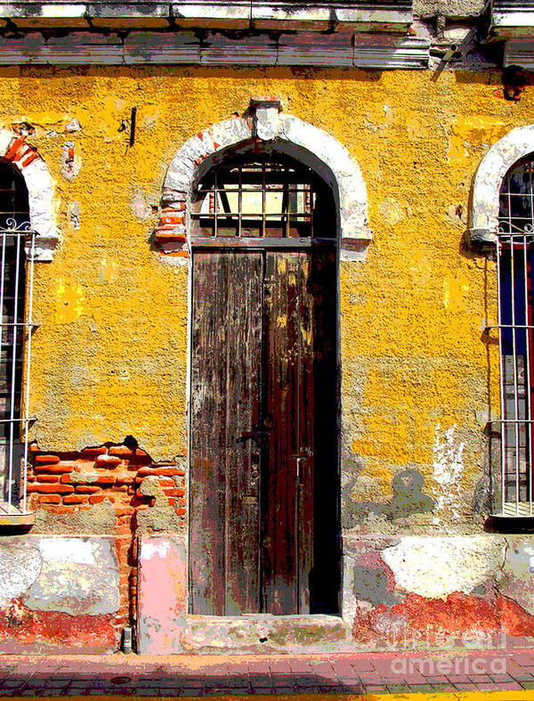 Darian Day Art Print featuring the photograph Old Door 2 by Darian Day by Mexicolors Art Photography
