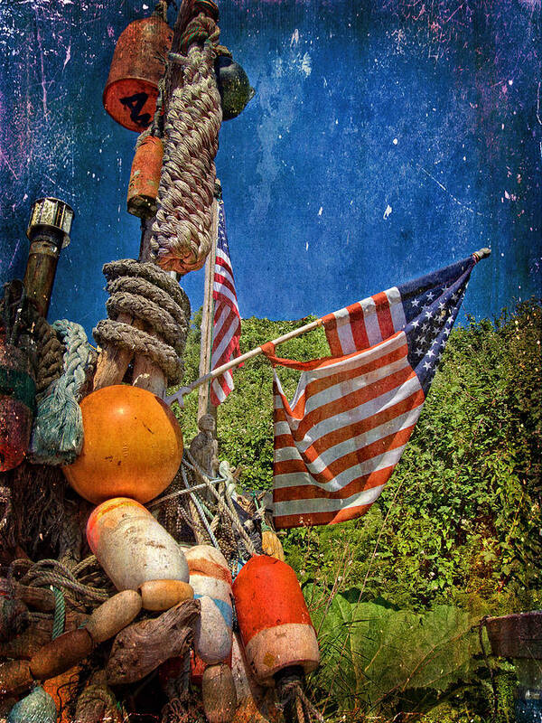 Hdr Art Print featuring the photograph Old Glory by Thom Zehrfeld