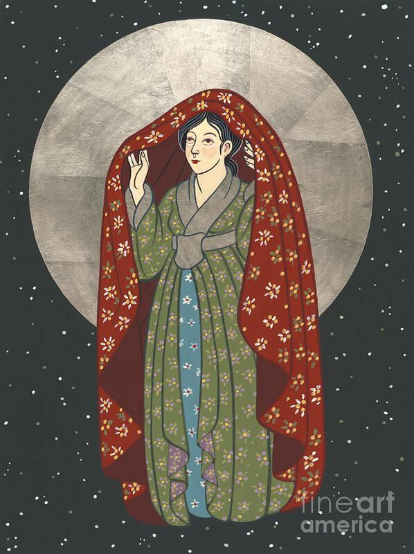 Olga's Kuan Yin Art Print featuring the painting Olga's Kuan Yin 204 by William Hart McNichols