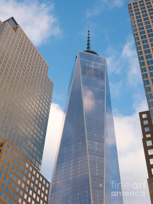 Clarence Holmes Art Print featuring the photograph One World Trade Center I by Clarence Holmes