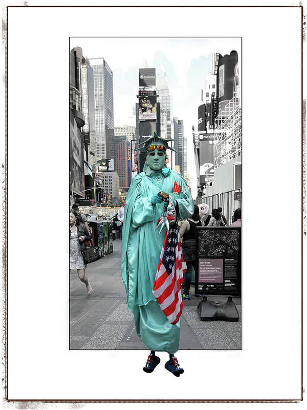 Statue Of Liberty Art Print featuring the photograph Out of Frame by Jackson Pearson