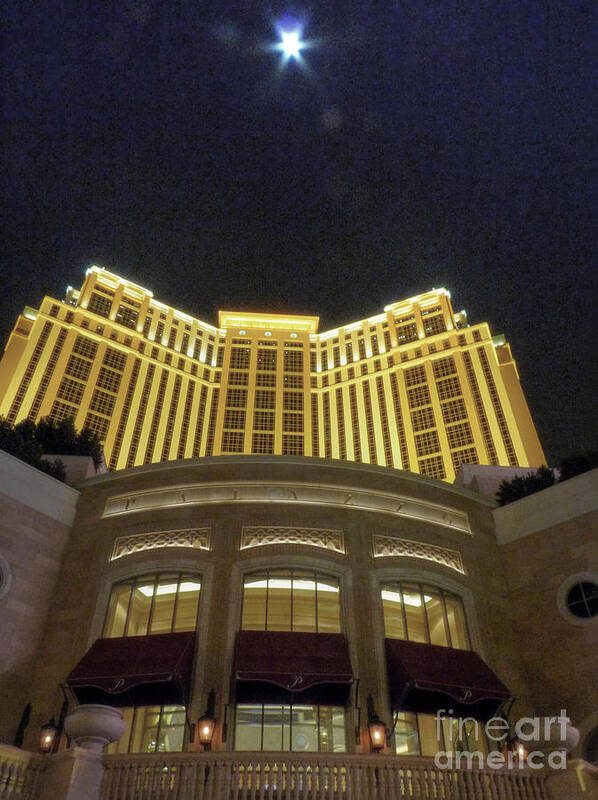 Las Vegas Art Print featuring the photograph Palazzo by David Bearden