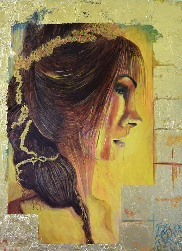 Portraits Art Print featuring the painting Pandora by Toni Willey
