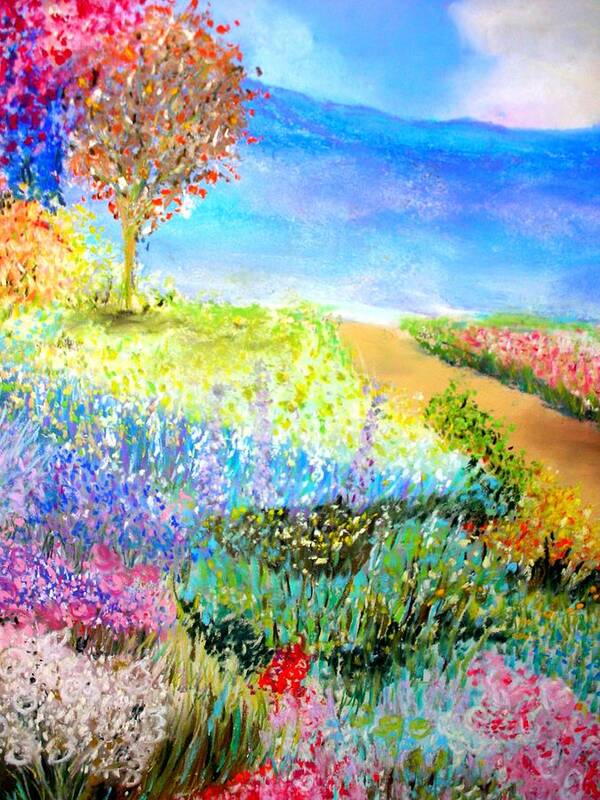 Landscape Art Print featuring the print Patricia's Pathway by Melinda Etzold