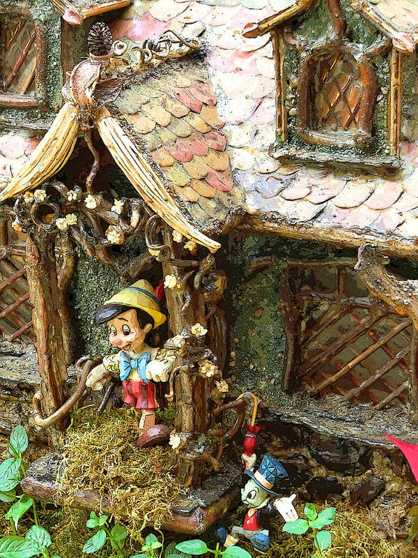 Pinnochio Art Print featuring the photograph Pinnochios House by Mindy Newman