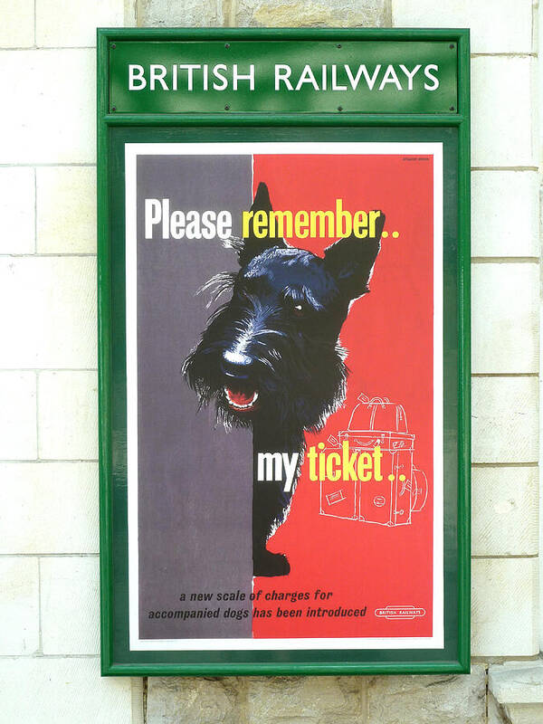 Ticket Art Print featuring the photograph Please remember my ticket by Gordon James