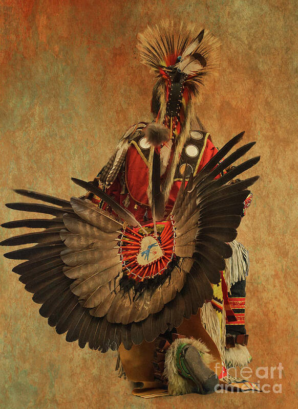 Pow Wow Art Print featuring the mixed media Pow wow 2 by Jim Hatch