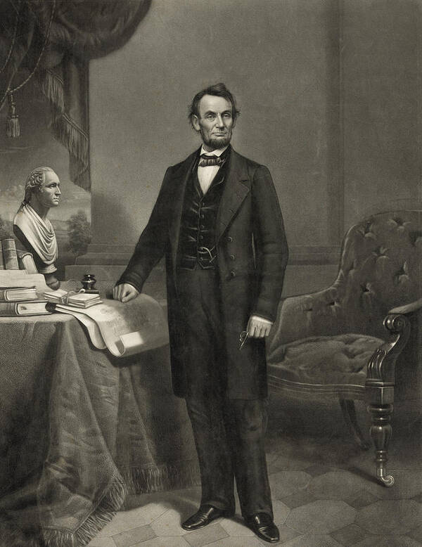 abraham Lincoln Art Print featuring the photograph President Abraham Lincoln by International Images