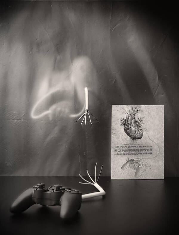 Conceptual Art Print featuring the photograph Rebel Heart by Vito Guarino